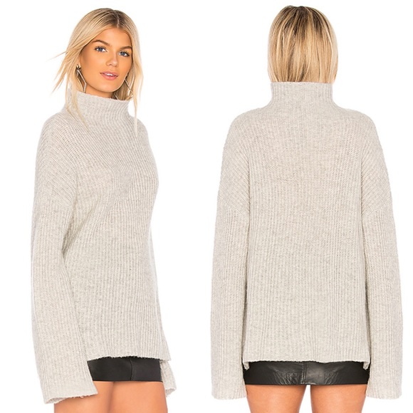 360 Cashmere Sweaters - 360 Cashmere Doris Mock Neck Cashmere Sweater
